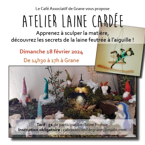 2024 02 18 Cafe assoc Atelier laine cardée